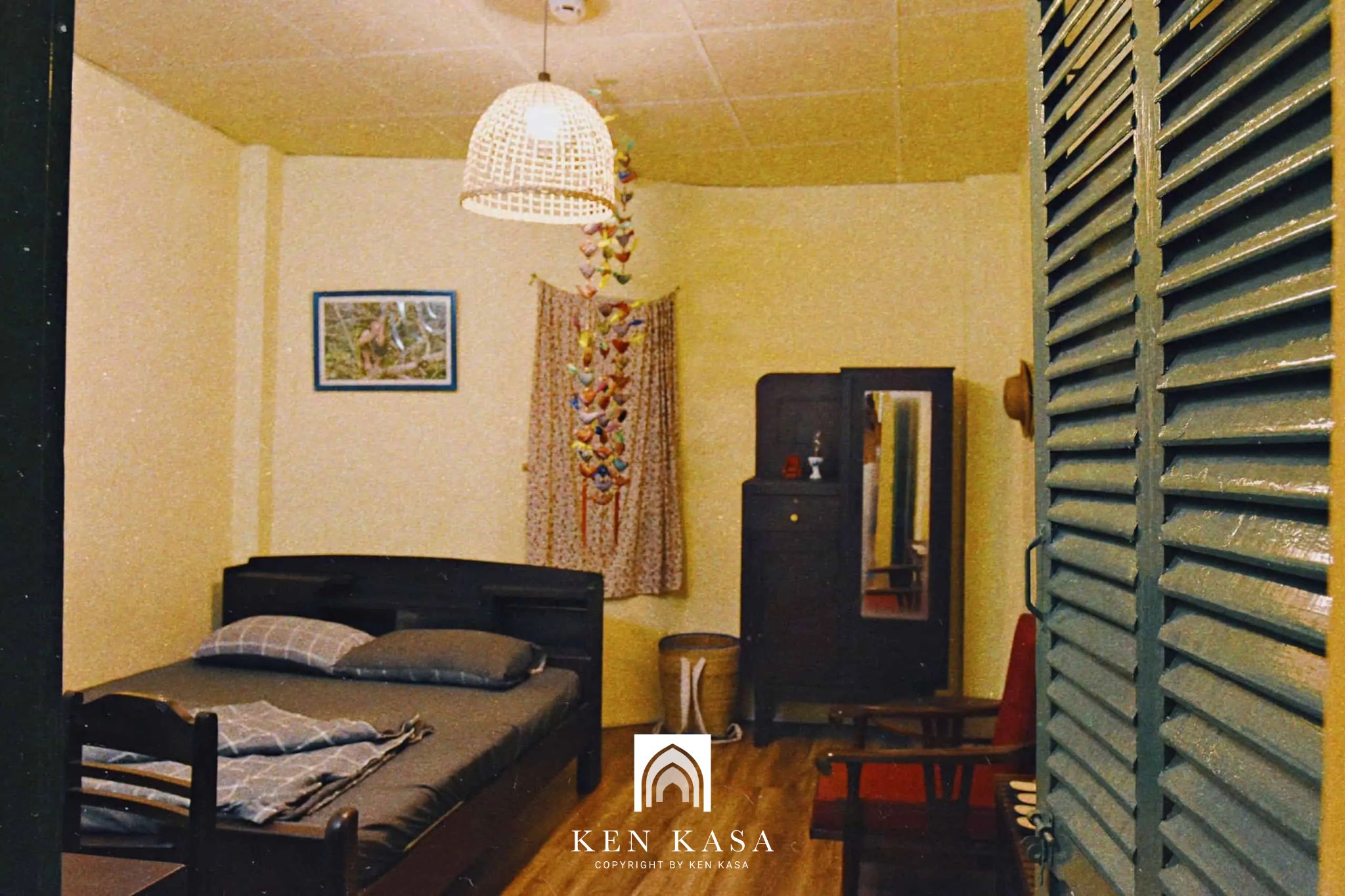 mẫu thiết kế phòng homestay nhỏ kiểu Việt Nam xưa